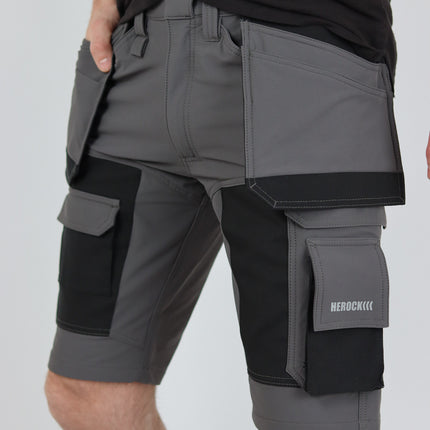 Herock HEROCK® Spoki Korte Werkbroek Stretch en gereedschapszakken