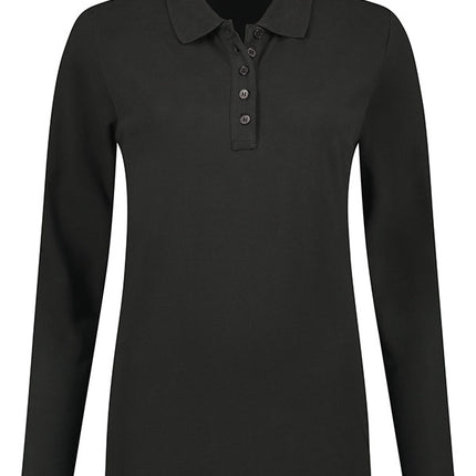 Lemon & Soda Dames poloshirt lange mouw Lemon&Soda