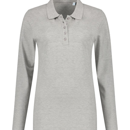 Lemon & Soda Dames poloshirt lange mouw Lemon&Soda
