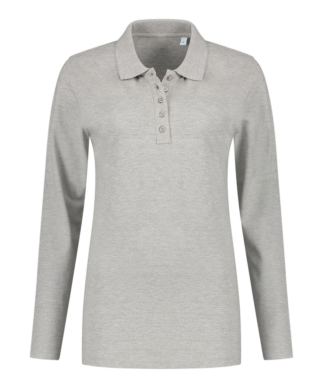 Lemon & Soda Dames poloshirt lange mouw Lemon&Soda
