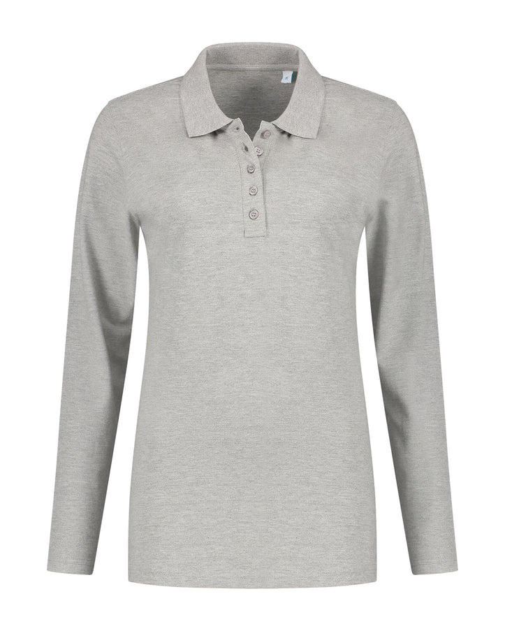 Lemon & Soda Dames poloshirt lange mouw Lemon&Soda