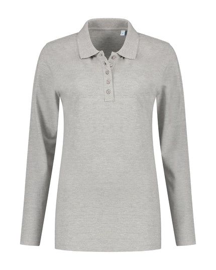 Lemon & Soda Dames poloshirt lange mouw Lemon&Soda