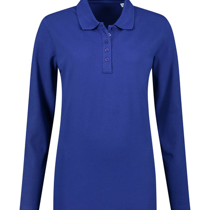 Lemon & Soda Dames poloshirt lange mouw Lemon&Soda