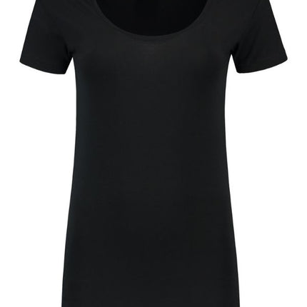 Lemon & Soda Dames T-shirt ronde hals stretch extra lang