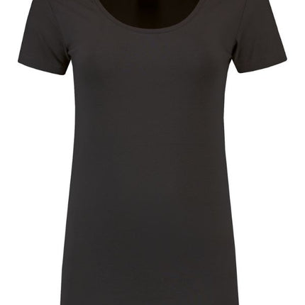 Lemon & Soda Dames T-shirt ronde hals stretch extra lang