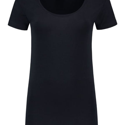 Lemon & Soda Dames T-shirt ronde hals stretch extra lang