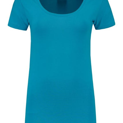 Lemon & Soda Dames T-shirt ronde hals stretch extra lang