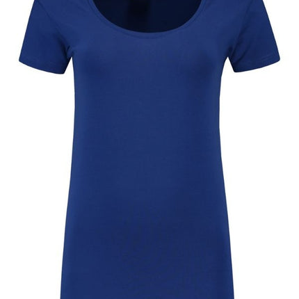 Lemon & Soda Dames T-shirt ronde hals stretch extra lang