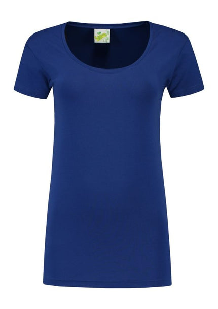 Lemon & Soda Dames T-shirt ronde hals stretch extra lang