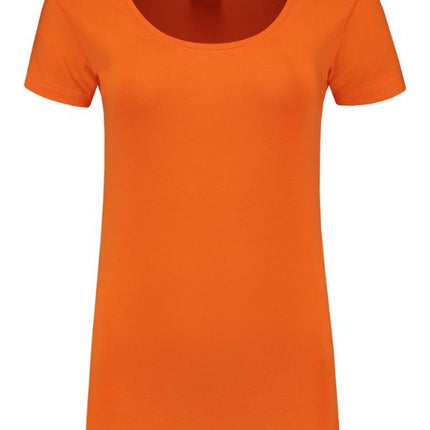 Lemon & Soda Dames T-shirt ronde hals stretch extra lang