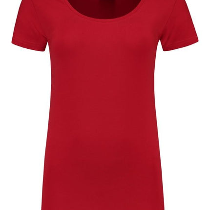 Lemon & Soda Dames T-shirt ronde hals stretch extra lang