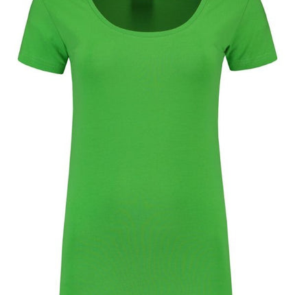 Lemon & Soda Dames T-shirt ronde hals stretch extra lang