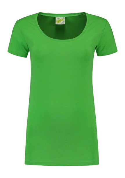 Lemon & Soda Dames T-shirt ronde hals stretch extra lang