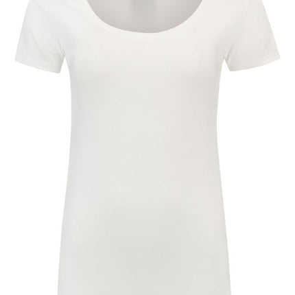 Lemon & Soda Dames T-shirt ronde hals stretch extra lang