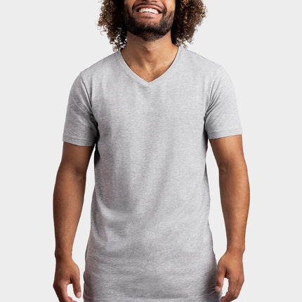 Lemon & Soda Extra lang stretch T-shirt met V-hals