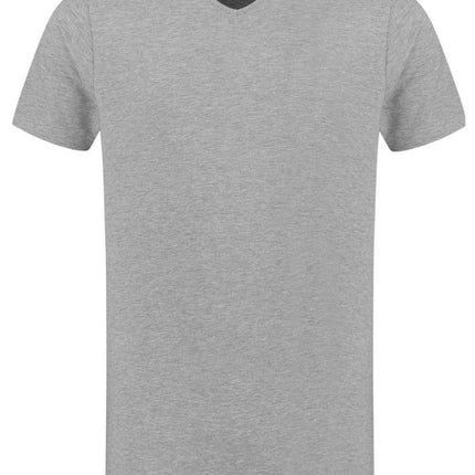 Lemon & Soda Extra lang stretch T-shirt met V-hals