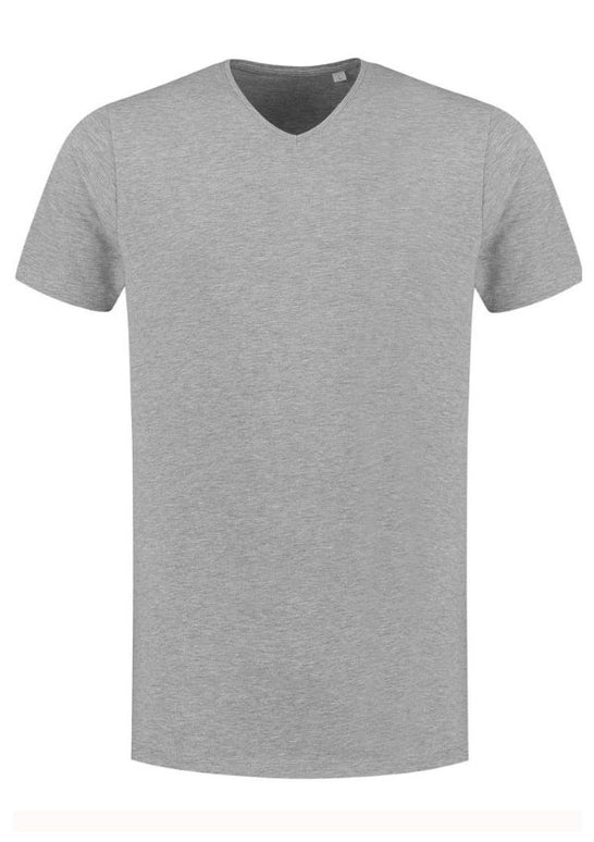 Lemon & Soda Extra lang stretch T-shirt met V-hals