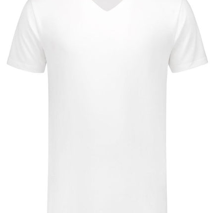 Lemon & Soda Extra lang stretch T-shirt met V-hals