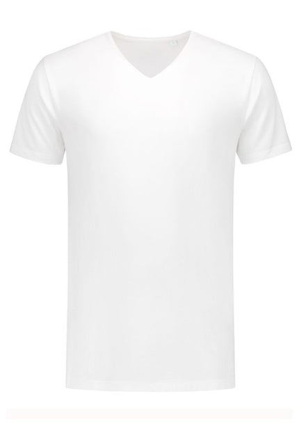 Lemon & Soda Extra lang stretch T-shirt met V-hals