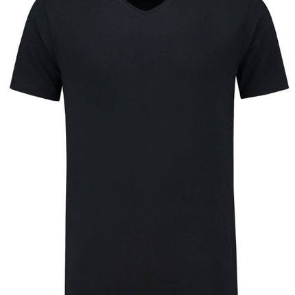 Lemon & Soda Extra lang stretch T-shirt met V-hals