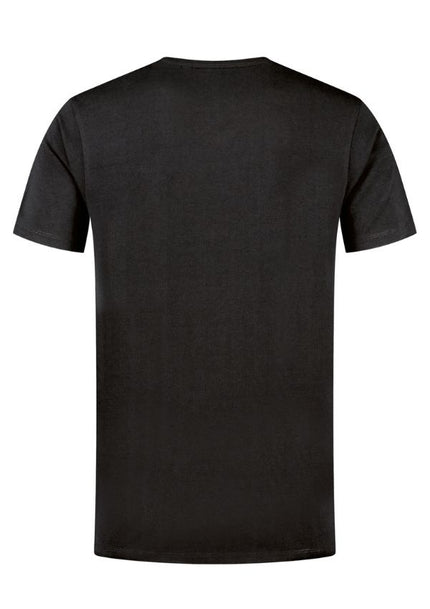 Lemon & Soda Extra lang stretch T-shirt met V-hals