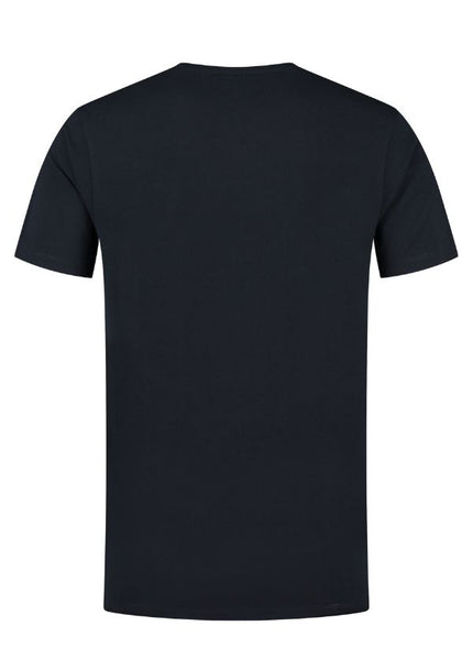 Lemon & Soda Extra lang stretch T-shirt met V-hals