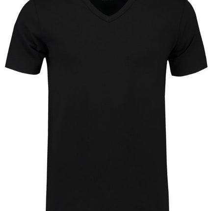 Lemon & Soda Extra lang T-shirt met V-hals L&S