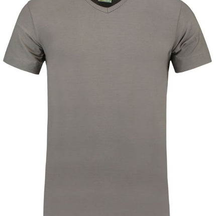 Lemon & Soda Extra lang T-shirt met V-hals L&S