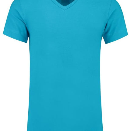 Lemon & Soda Extra lang T-shirt met V-hals L&S
