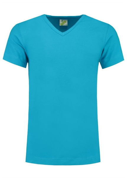 Lemon & Soda Extra lang T-shirt met V-hals L&S