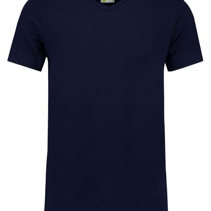 Lemon & Soda Extra lang T-shirt met V-hals L&S