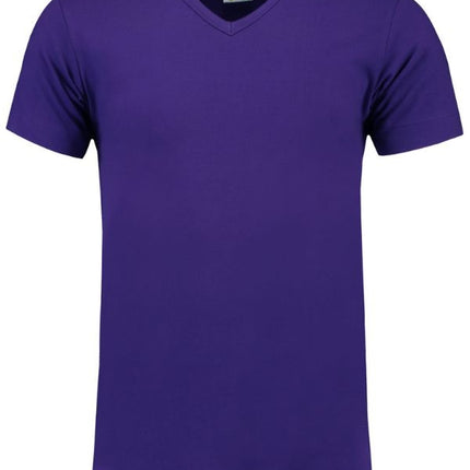 Lemon & Soda Extra lang T-shirt met V-hals L&S