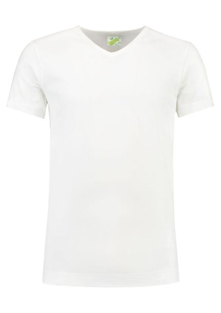 Lemon & Soda Extra lang T-shirt met V-hals L&S