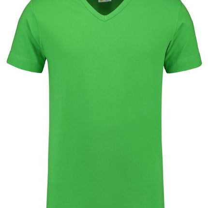 Lemon & Soda Extra lang T-shirt met V-hals L&S