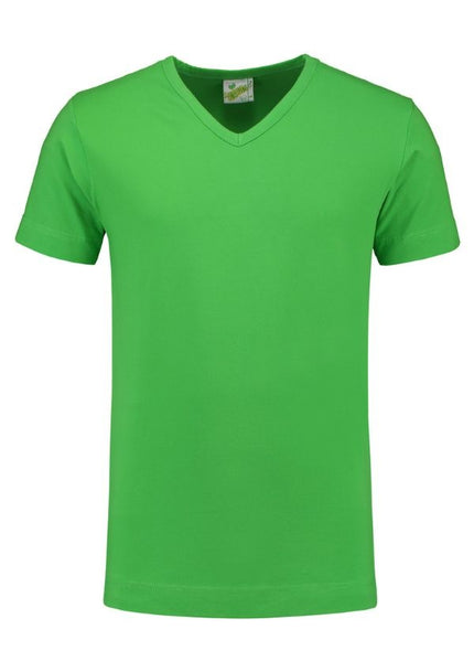 Lemon & Soda Extra lang T-shirt met V-hals L&S