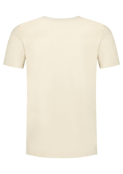 Lemon & Soda Extra lang T-shirt met V-hals L&S