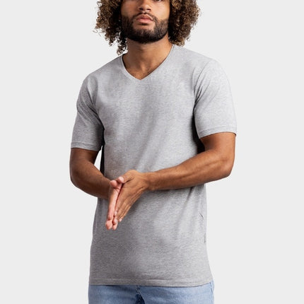 Lemon & Soda Stretch T-shirt V-hals heren lang