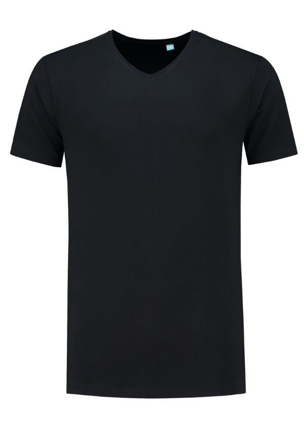 Lemon & Soda Stretch T-shirt V-hals heren lang