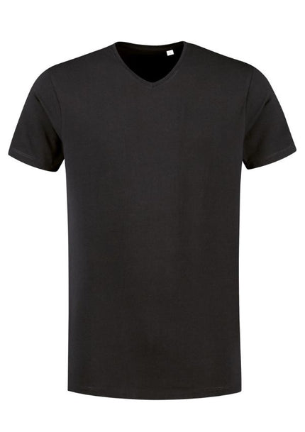 Lemon & Soda Stretch T-shirt V-hals heren lang