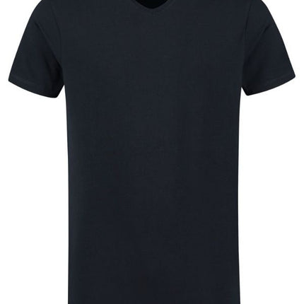 Lemon & Soda Stretch T-shirt V-hals heren lang