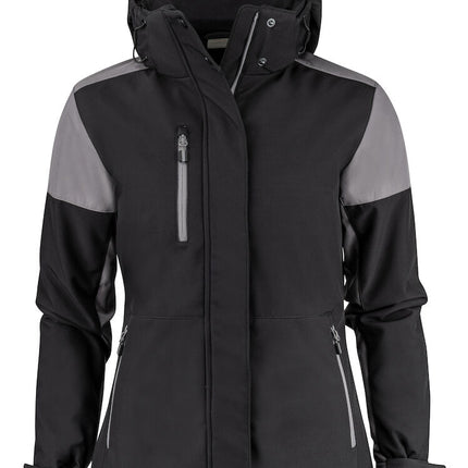 Printer PRINTER Prime gevoerde softshell jas dames