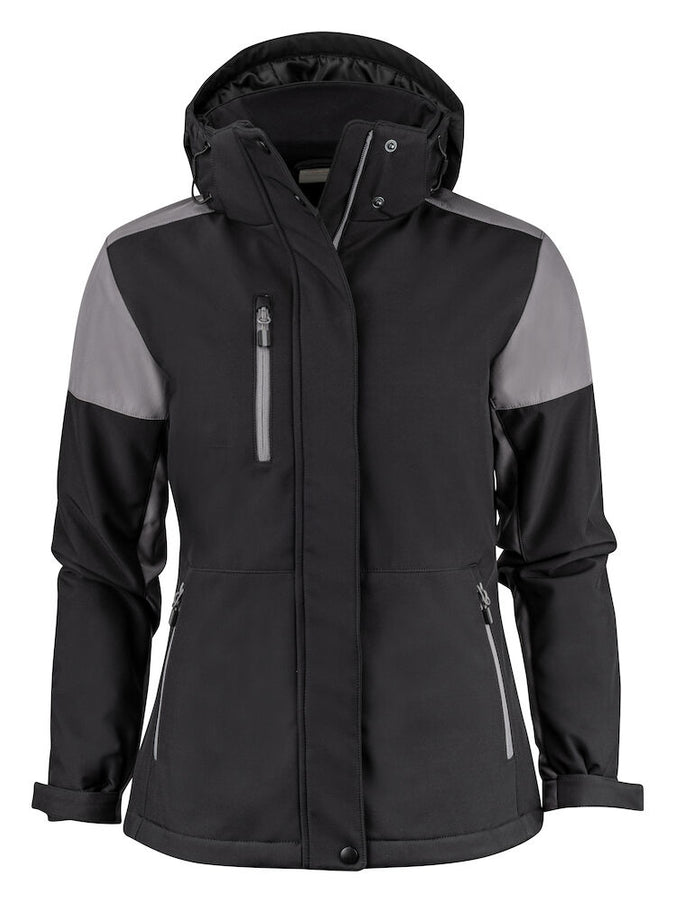 Printer PRINTER Prime gevoerde softshell jas dames