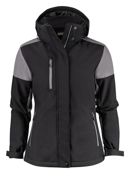Printer PRINTER Prime gevoerde softshell jas dames