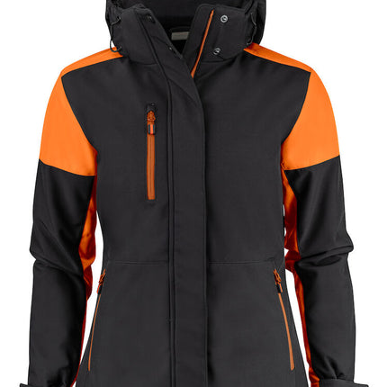 Printer PRINTER Prime gevoerde softshell jas dames