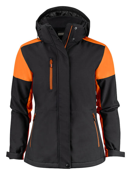 Printer PRINTER Prime gevoerde softshell jas dames