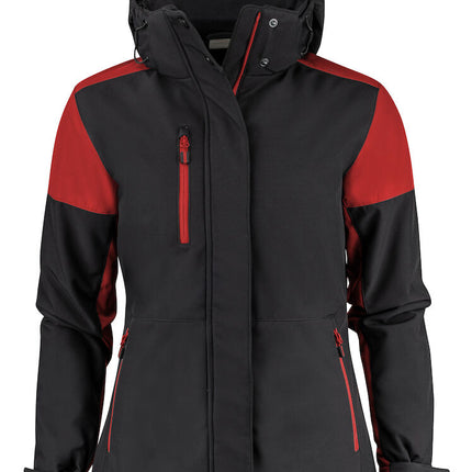 Printer PRINTER Prime gevoerde softshell jas dames