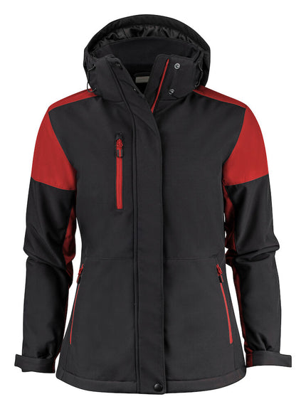 Printer PRINTER Prime gevoerde softshell jas dames
