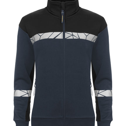 Projob Dames sweater met rits Projob Progression 7105