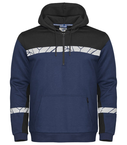 Projob Hoodie met halve rits Projob Progression 7104