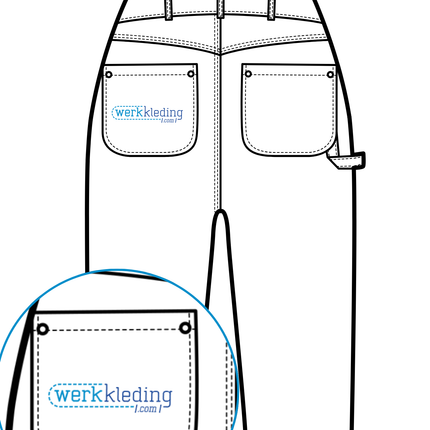 Werkkleding.com Bedrukken broek / overall